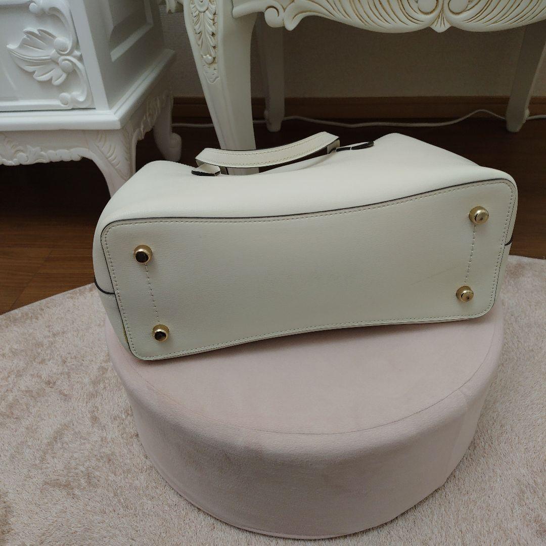 COACH ホワイト トートバッグ極美品