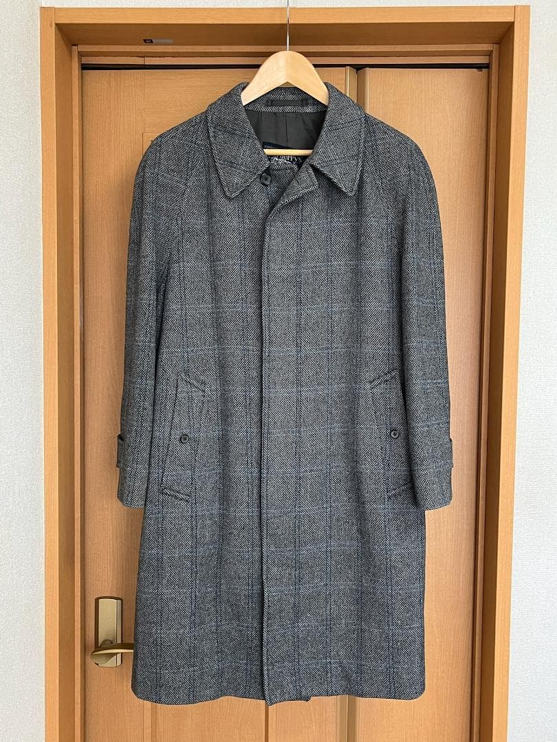 ８０s 美品　バーバリー　イングランド製　コート　ウール　ビンテージ
