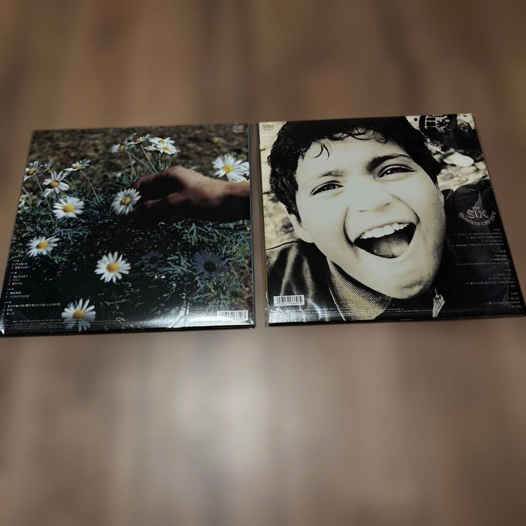 【未開封】ブランキージェットシティ レコード　10枚セット＋スクエア缶バッジ6点