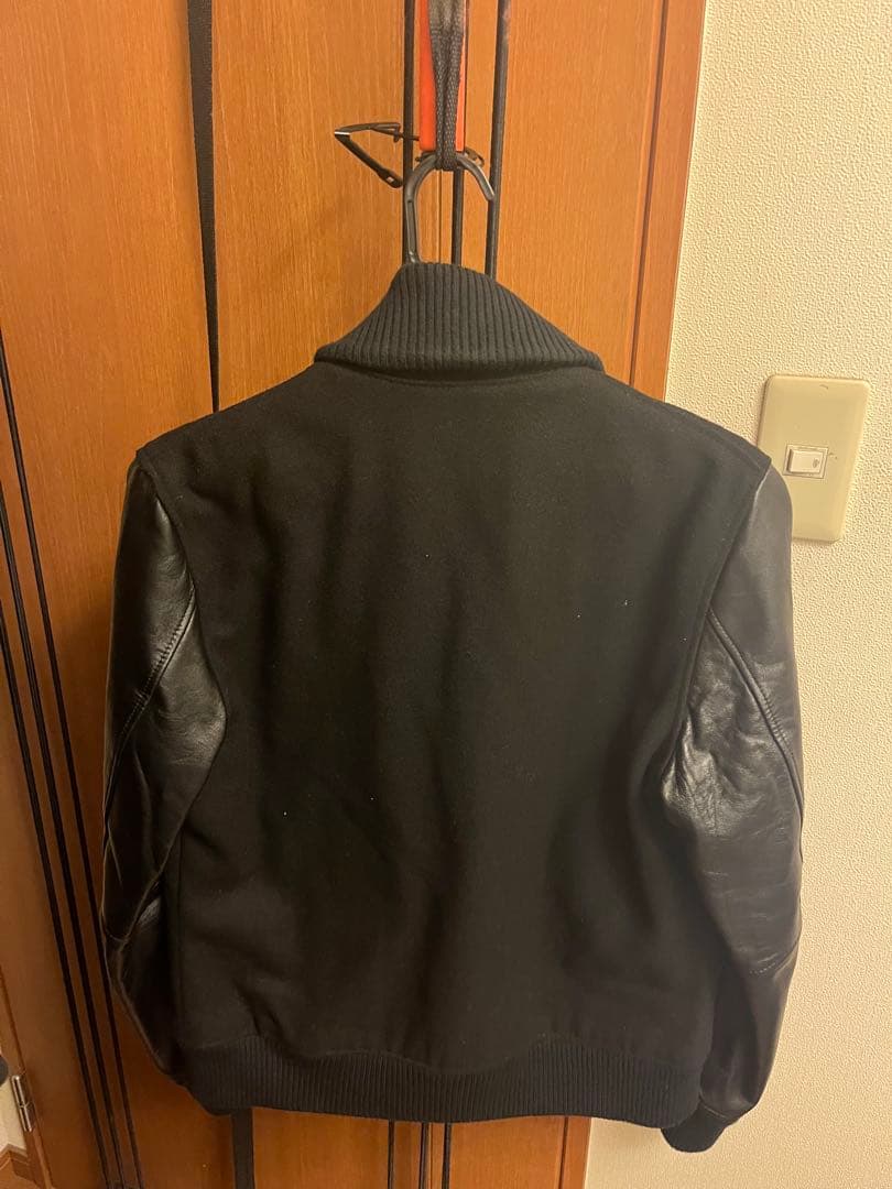 URBAN RESEARCH ブラック ラムレザースタジャン Lサイズ