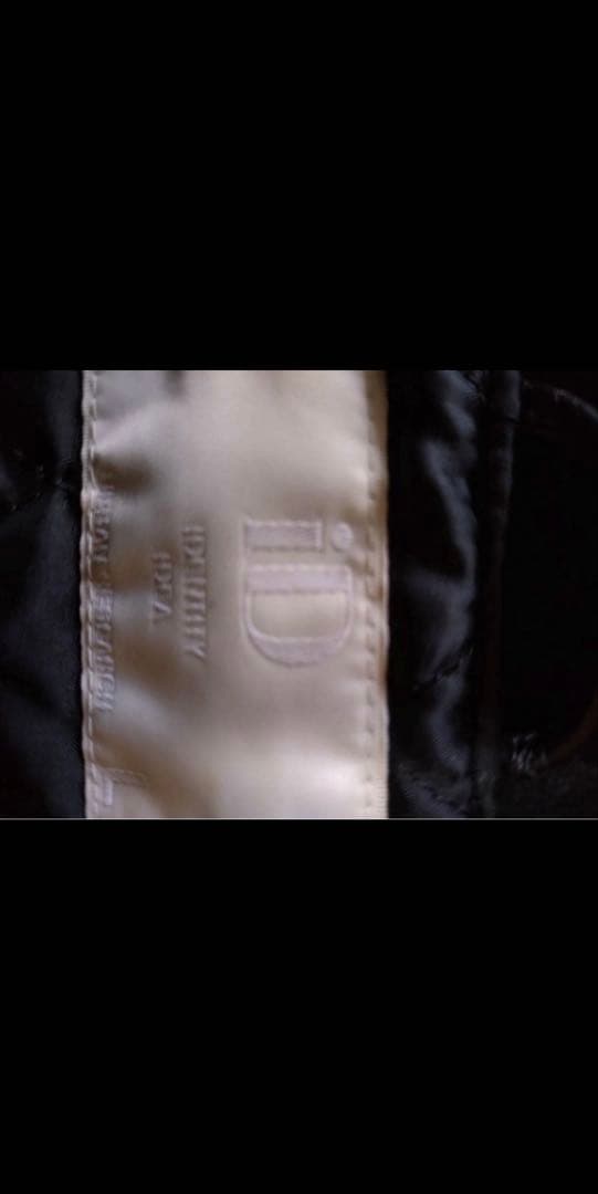 URBAN RESEARCH ブラック ラムレザースタジャン Lサイズ