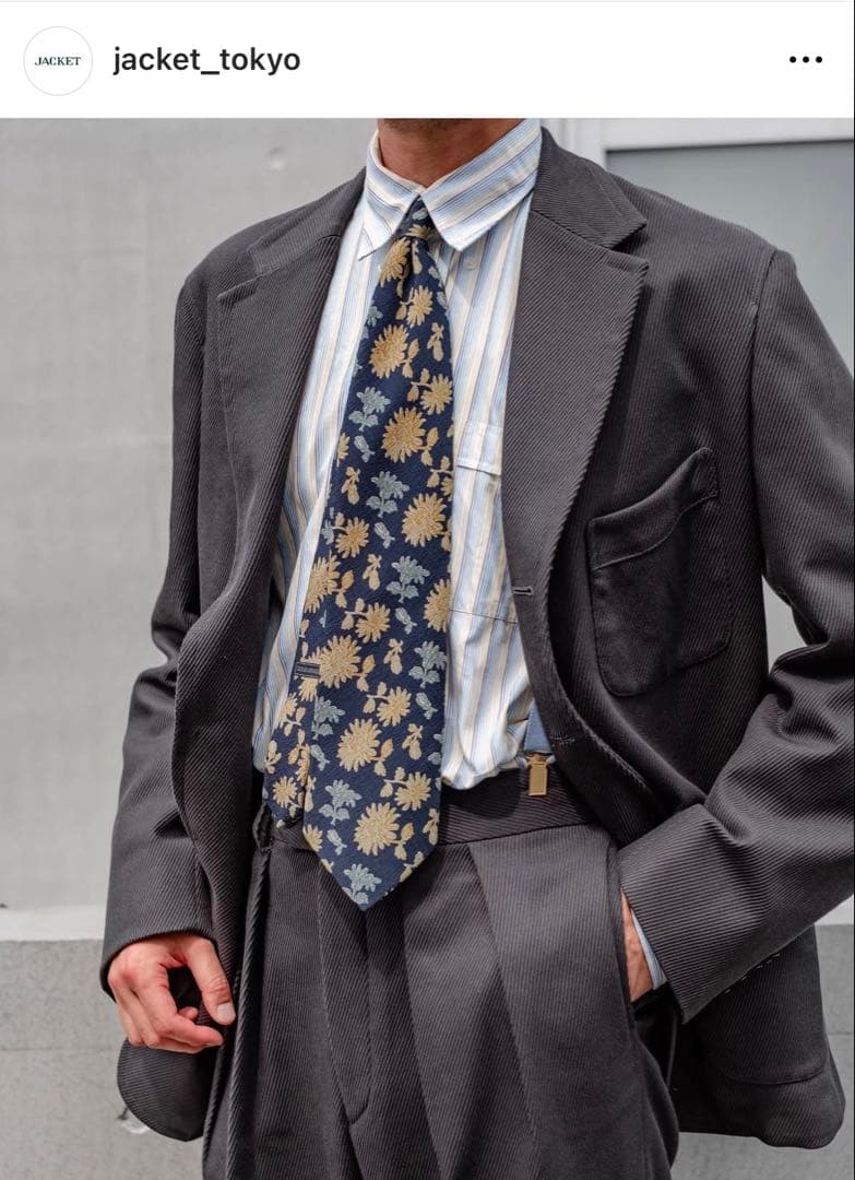 jacket_tokyo コットンカルゼ　鬼ツイル　ジャケット