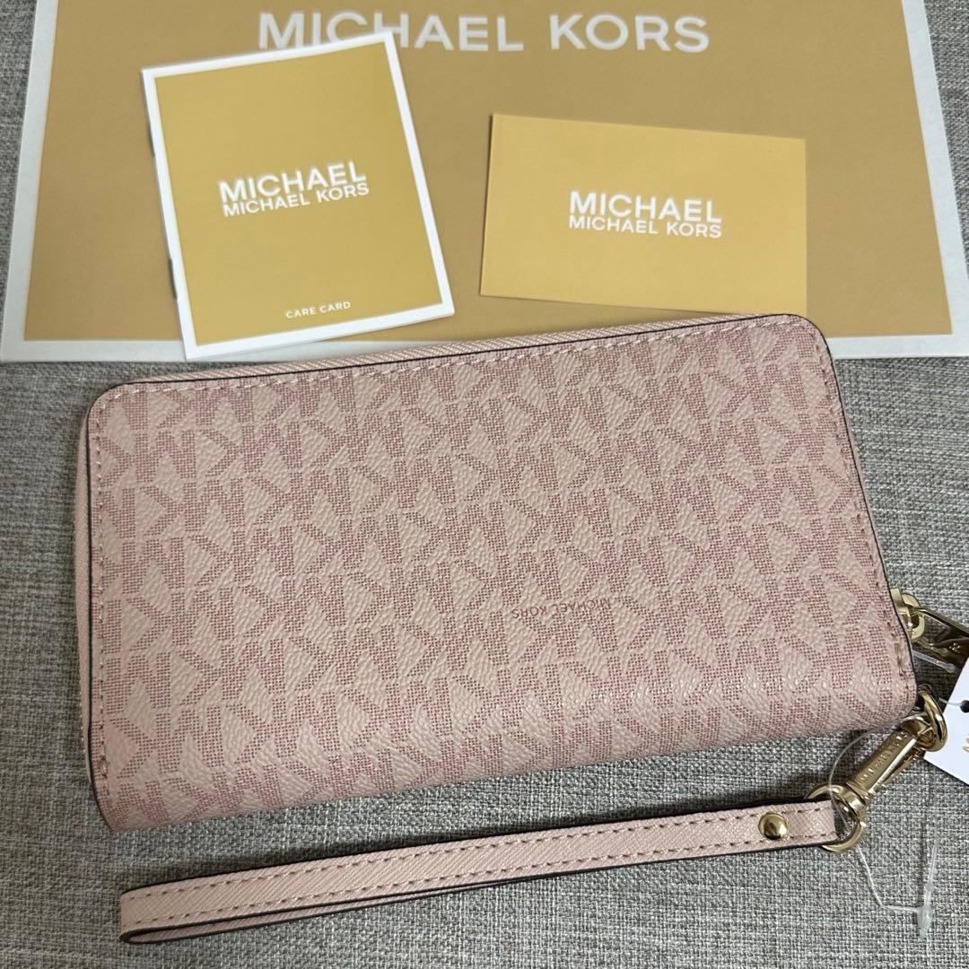 【新品】MICHAEL KORS マイケルコース 財布 長財布 ピンク