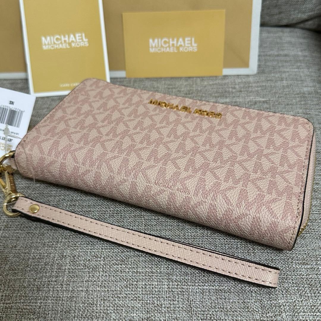 【新品】MICHAEL KORS マイケルコース 財布 長財布 ピンク