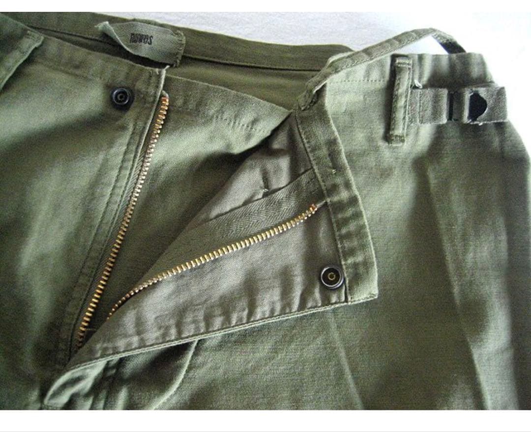 25SS NOWOSノーウォス cargo pants GREEN カーゴパンツ