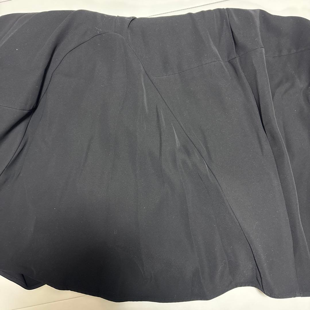 美品✨ENFOLD CURVE-SLEEVE ASYMMETRY-DRESS 黒