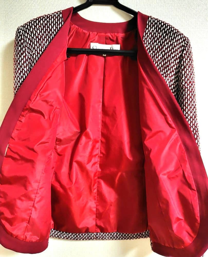 Christian Dior　ノーカラージャケット