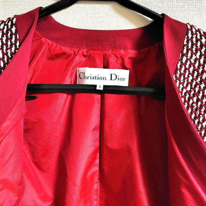 Christian Dior　ノーカラージャケット