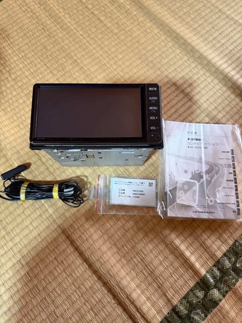 純正トヨタ SDナビゲーション NSCN-W68