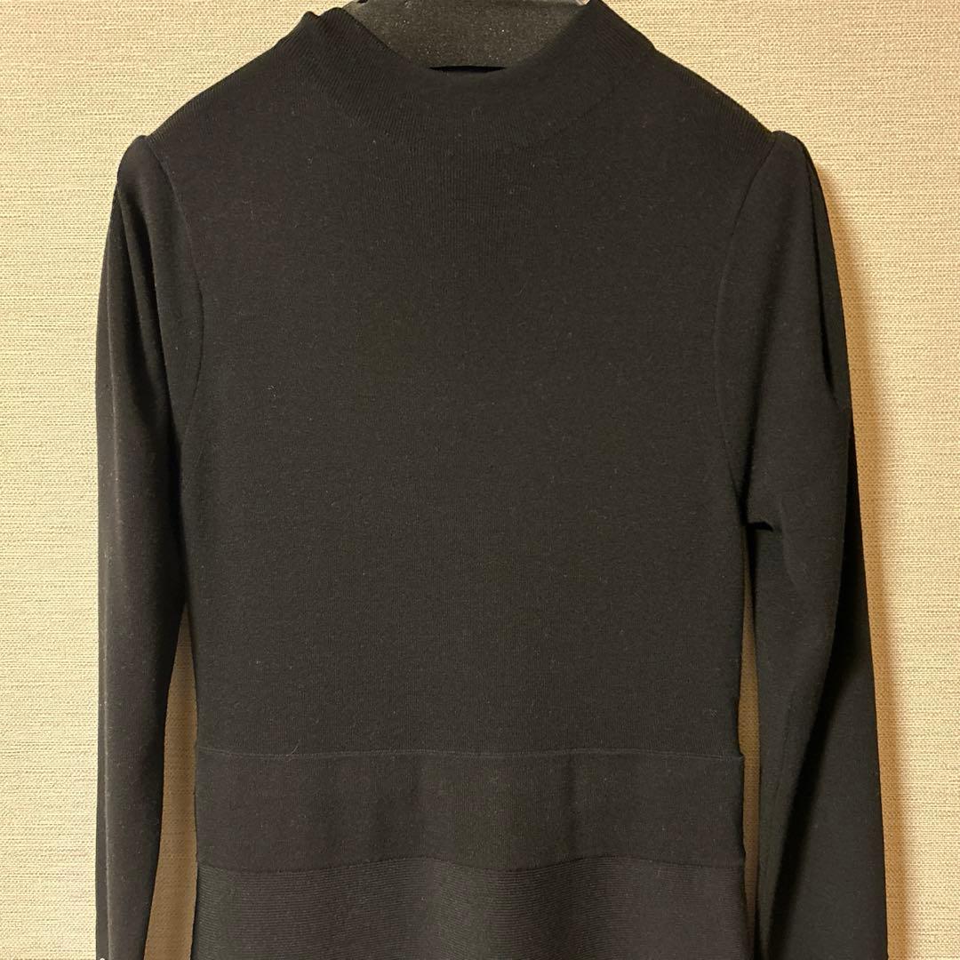 美品◆PINKY&DIANNE◆ニットワンピース◆ブラック