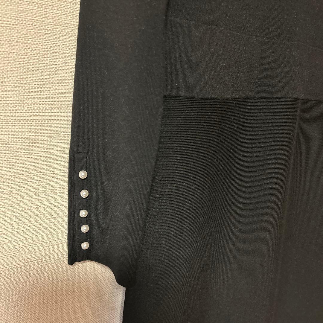 美品◆PINKY&DIANNE◆ニットワンピース◆ブラック