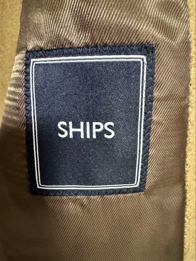 SHIPS ウールコート L ベージュ