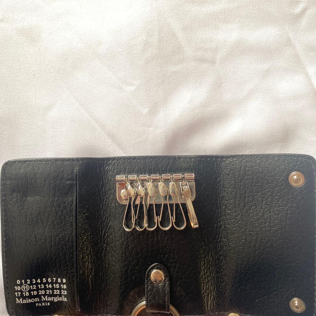 Maison Margiela レザーキーケース ブラック