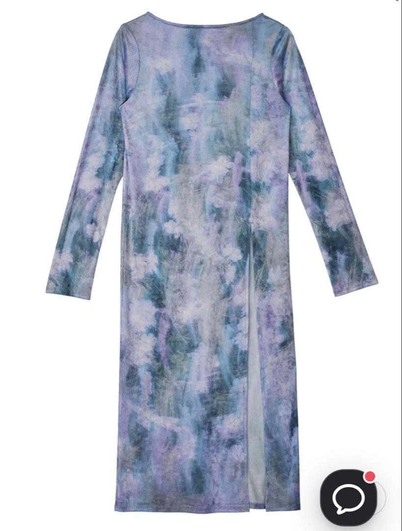 トップス UND LANDSCAPE PRINT LONG TOP