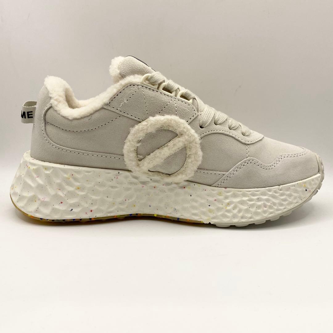 【今季モデル激安】NO NAME モコモコスニーカーヒール部分4.5cm