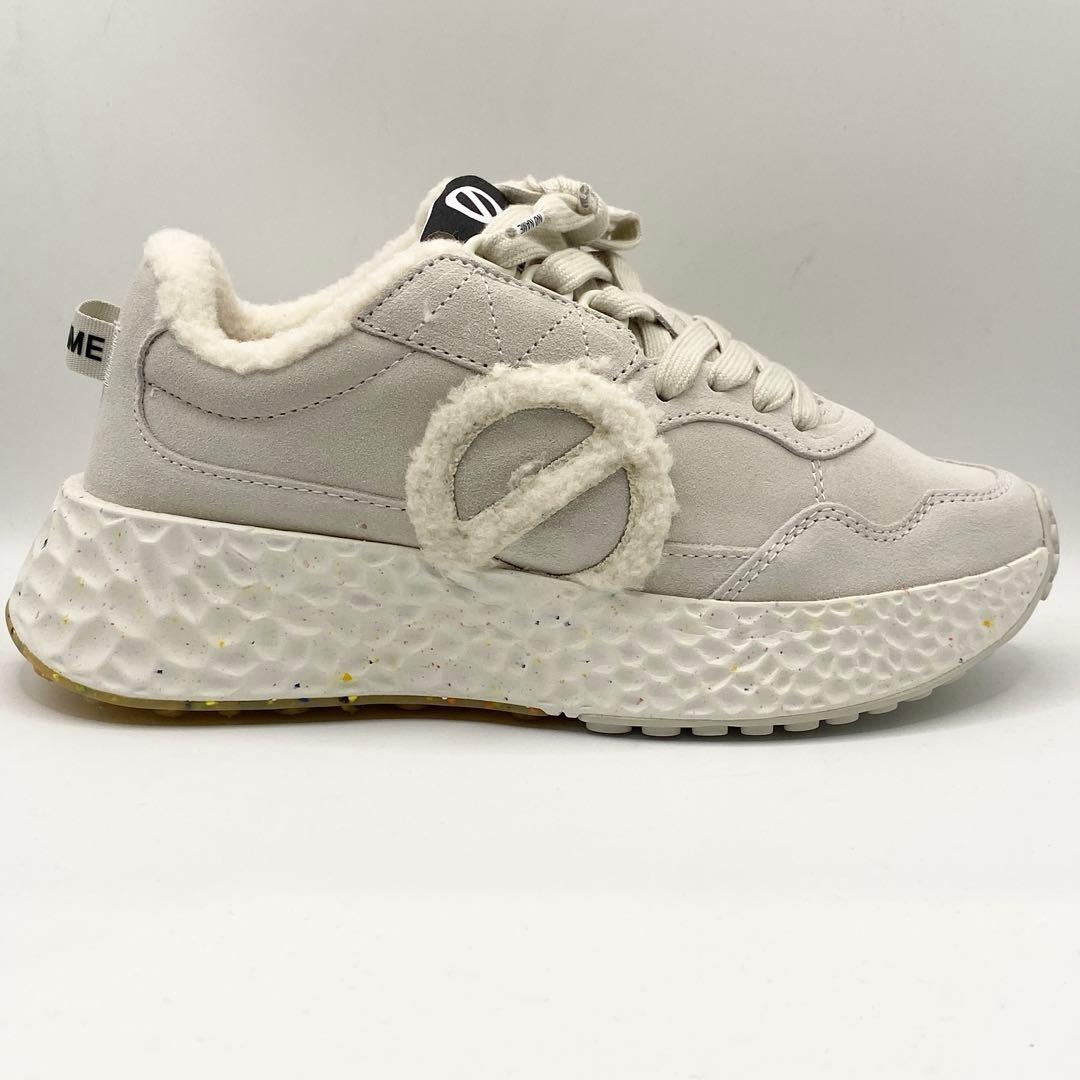 【今季モデル激安】NO NAME モコモコスニーカーヒール部分4.5cm