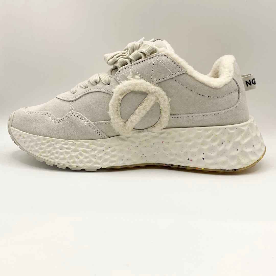 【今季モデル激安】NO NAME モコモコスニーカーヒール部分4.5cm