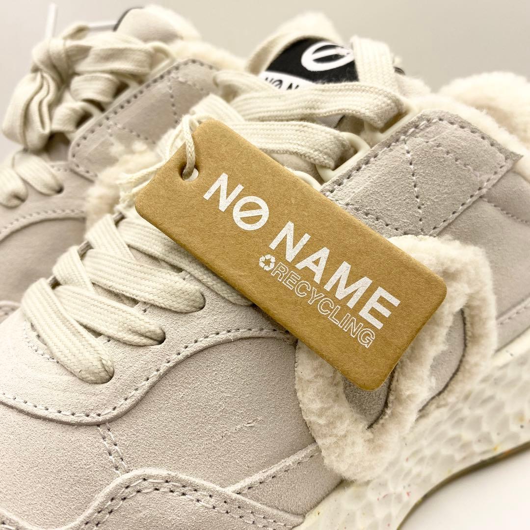 【今季モデル激安】NO NAME モコモコスニーカーヒール部分4.5cm