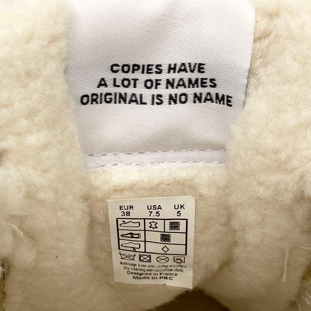 【今季モデル激安】NO NAME モコモコスニーカーヒール部分4.5cm