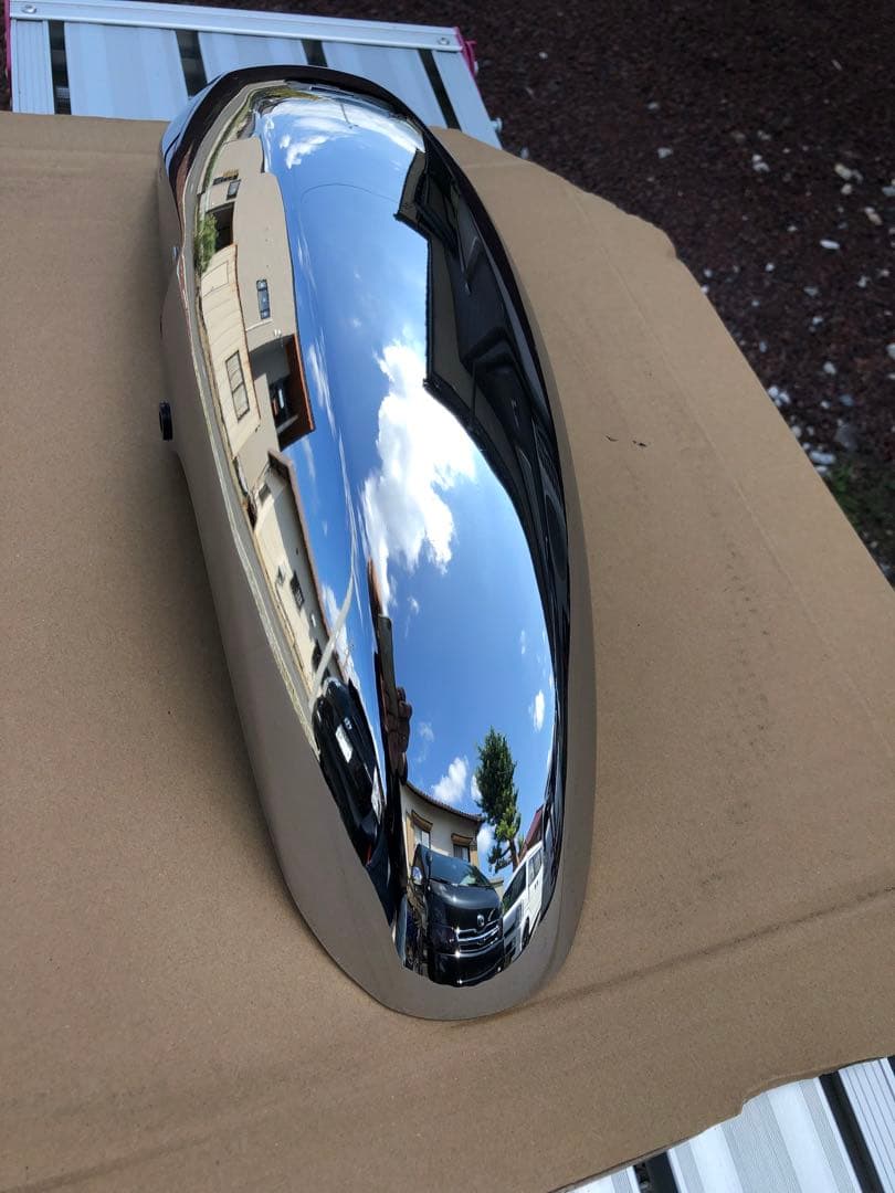 ゼファー400 純正フロントフェンダーメッキ　希少