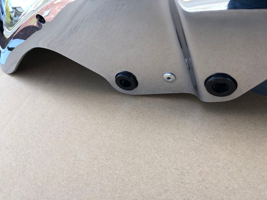 ゼファー400 純正フロントフェンダーメッキ　希少