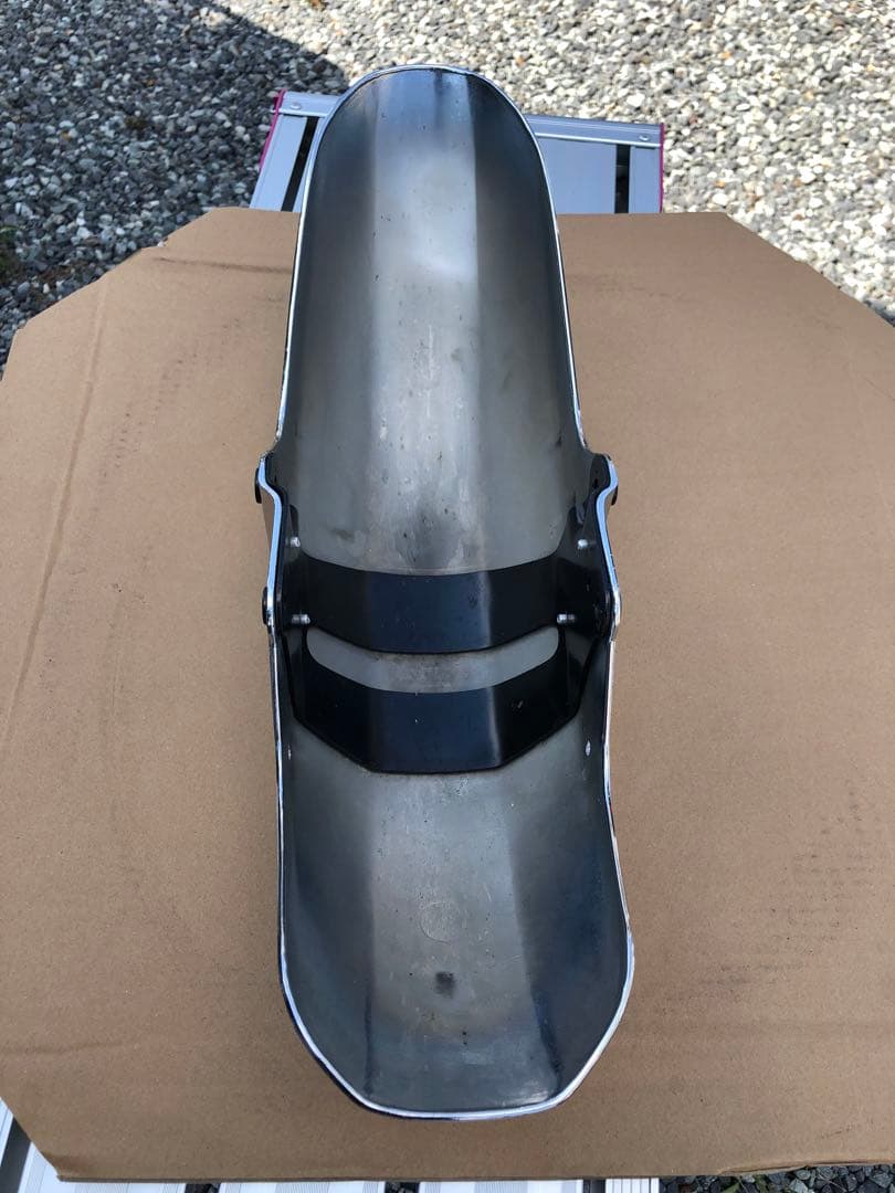 ゼファー400 純正フロントフェンダーメッキ　希少