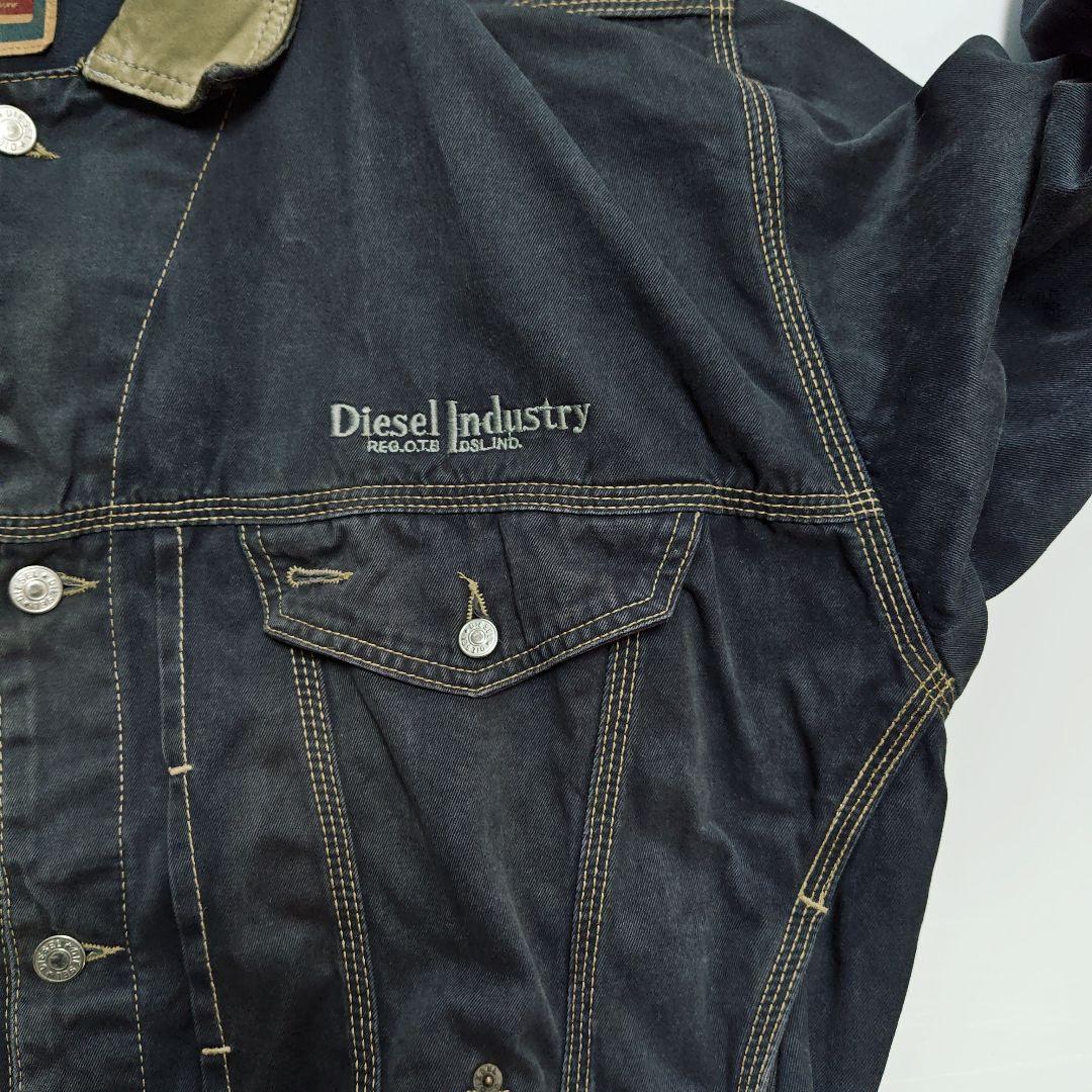イタリア製 DIESEL INDUSTRYS ブラックデニムジャケット
