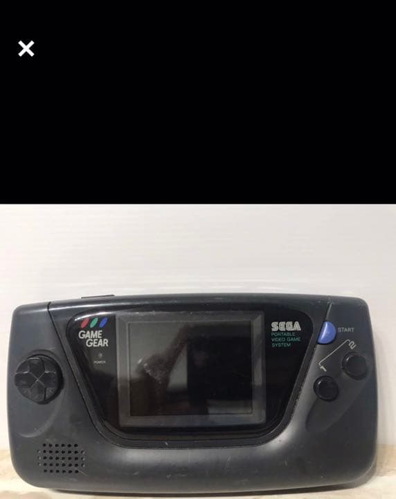 レア！SEGA GAME GEAR カセット二個付き　ゲームギア　セガ　希少