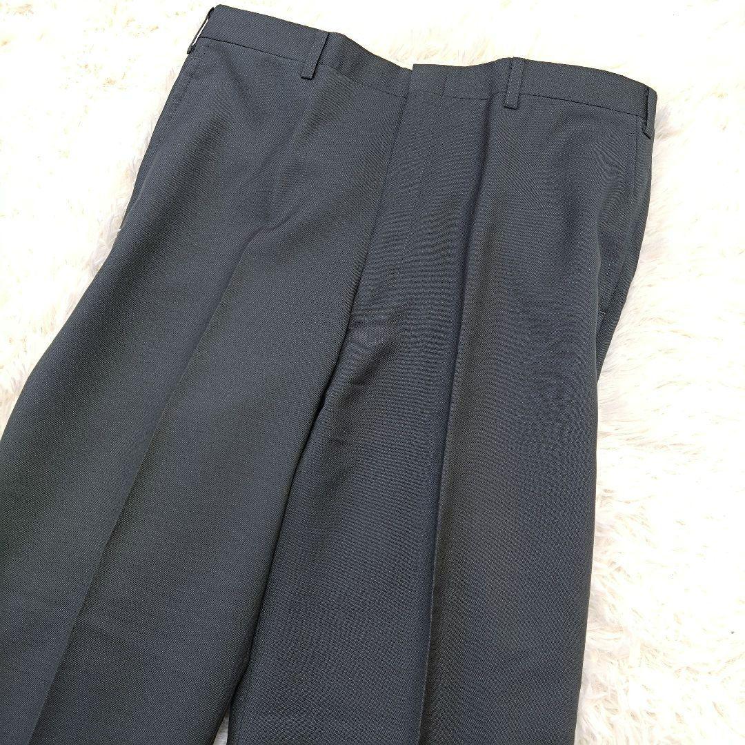 バーバリー ダブルスーツ セットアップ メタルボタン ウール モヘア グレー L