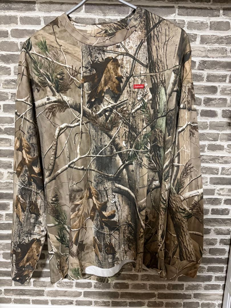 トップス Supreme Small Box L/S Tee Realtree