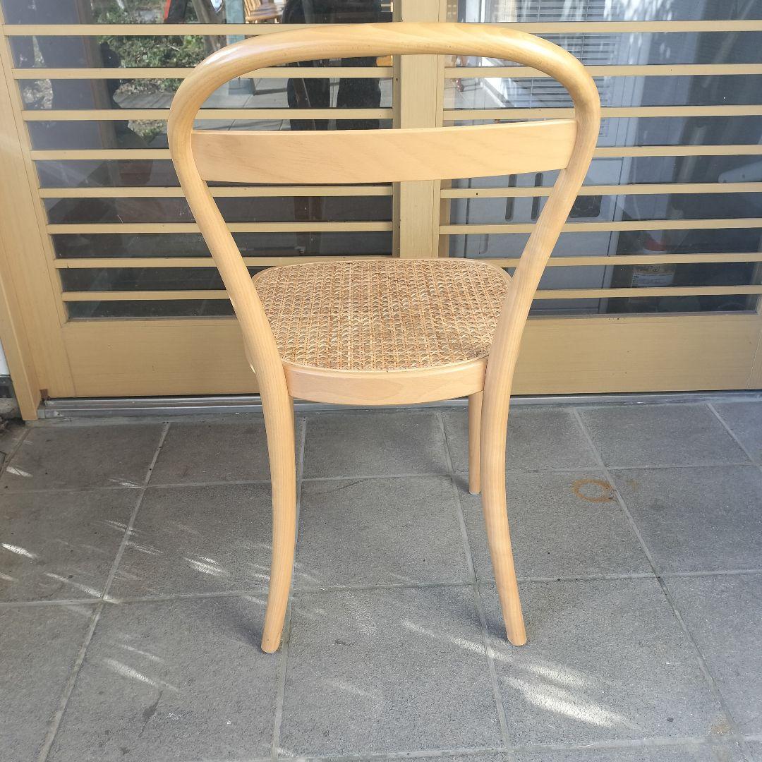 【A】曲げ木チェア　無印良品　トーネット社　ブナ材　ラタン