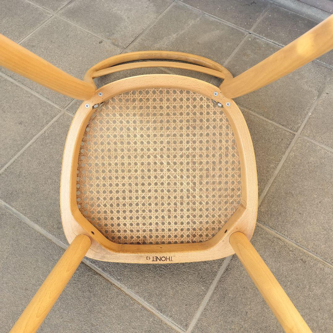 【A】曲げ木チェア　無印良品　トーネット社　ブナ材　ラタン