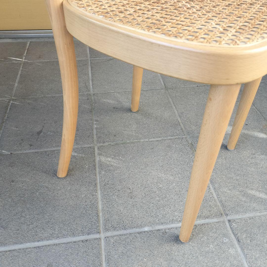 【A】曲げ木チェア　無印良品　トーネット社　ブナ材　ラタン