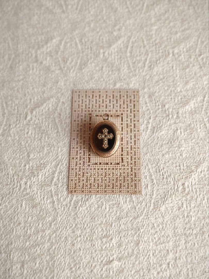 【チョコメルさま】vintage ✙ * クロス ロケット ペンダントトップ