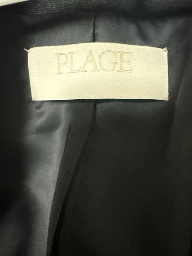 plage ツイードノーカラージャケット　hmh