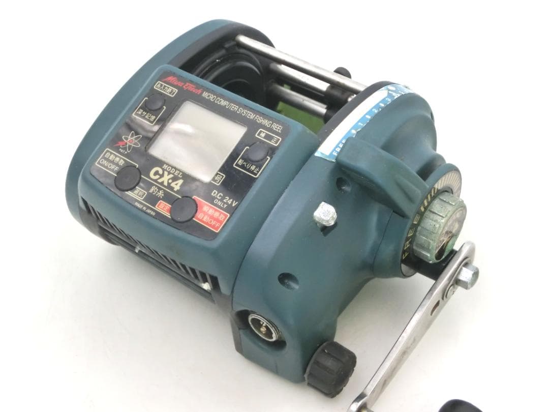 動作確認済 ミヤエポックコマンドCX-4 24V 大型電動リール MIYAMAE