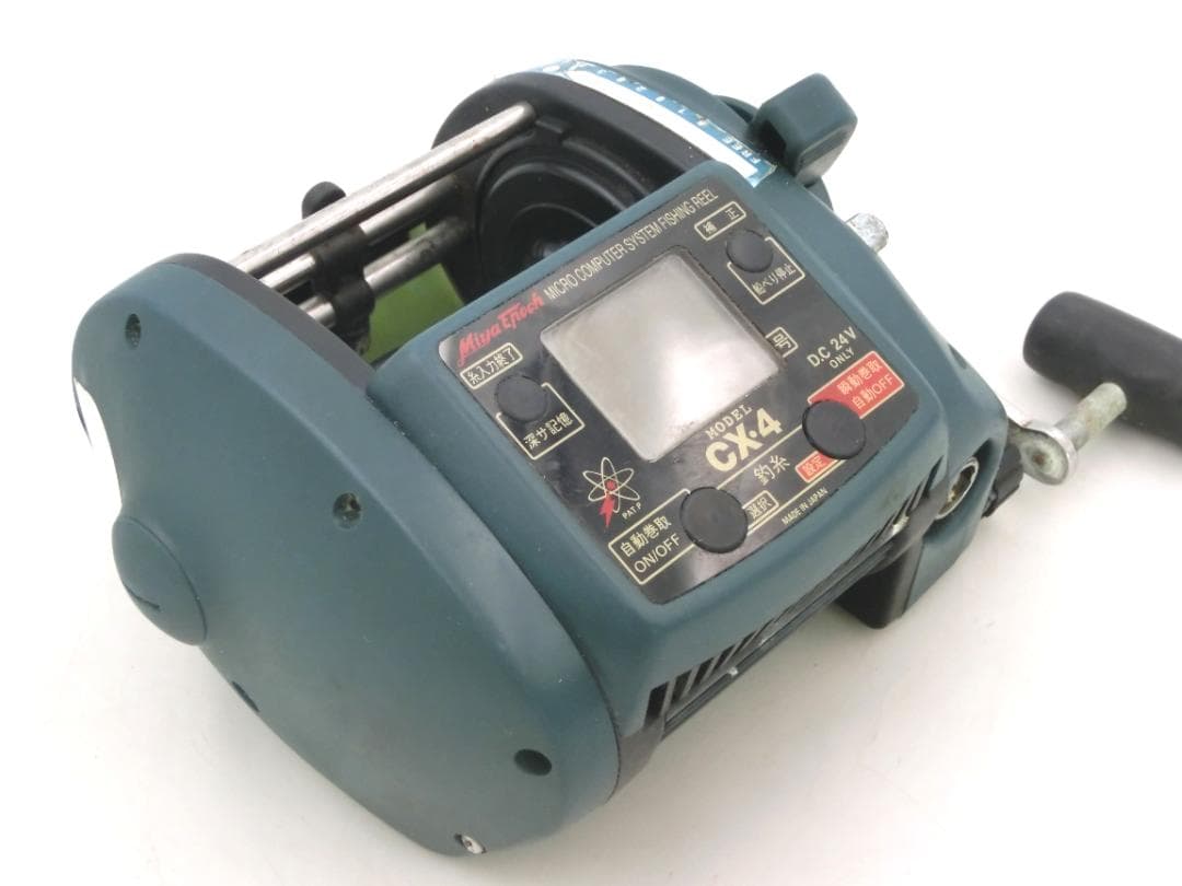 動作確認済 ミヤエポックコマンドCX-4 24V 大型電動リール MIYAMAE