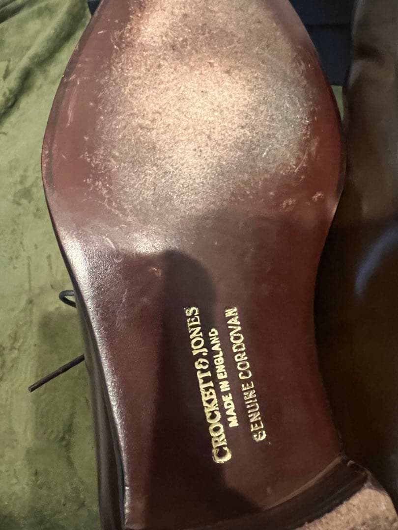 最終値下　クロケット＆ジョーンズ ALEX ダークブラウン コードバン 6.5E