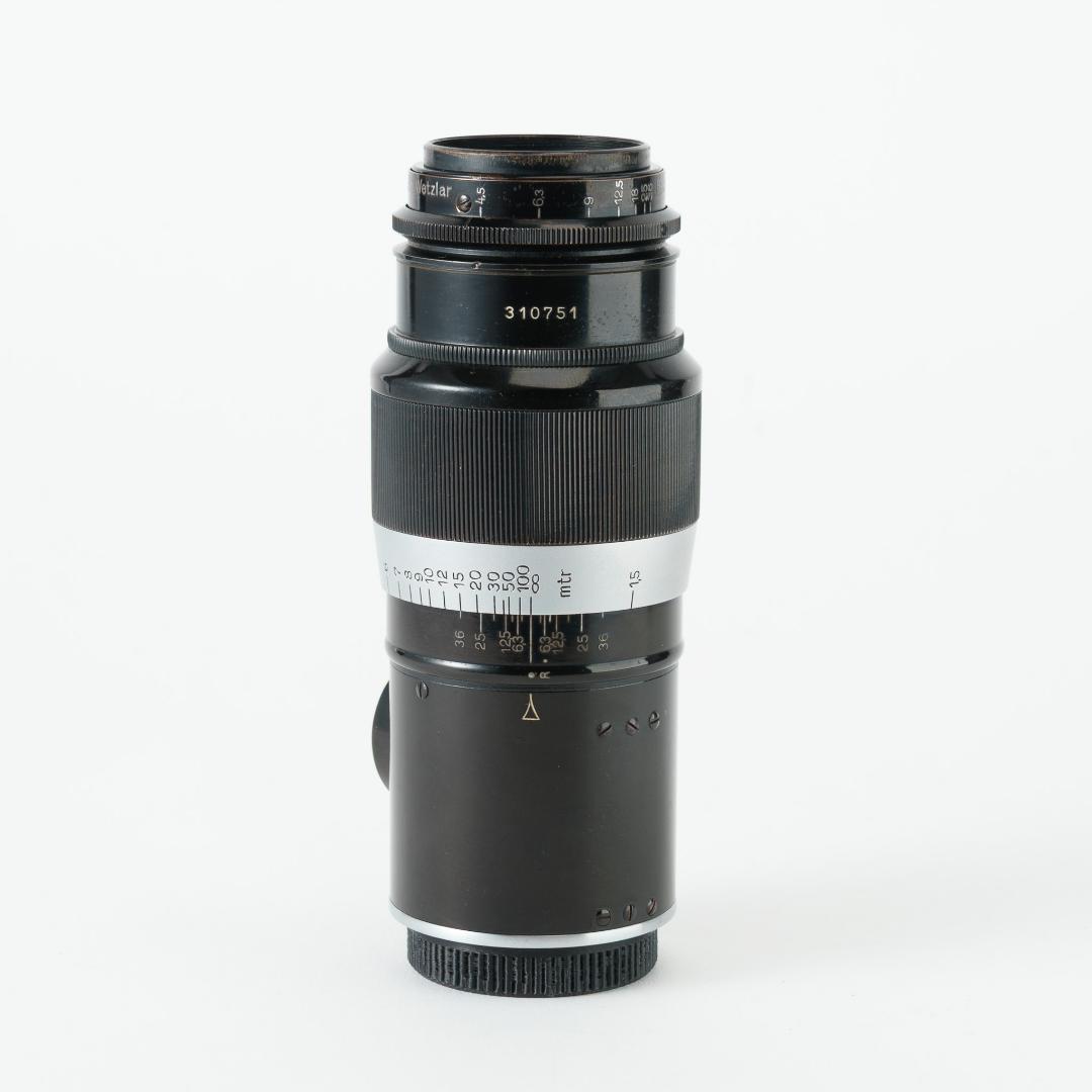 希少黒ペイント！Leica Hektor 135mm F4.5 オールドレンズ