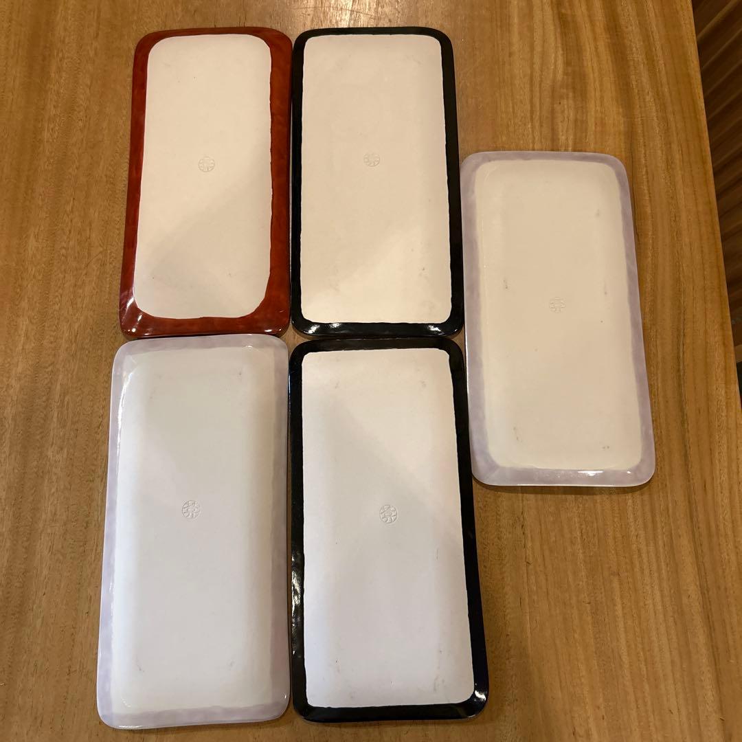 京焼 清水焼　陶葊 陶あん とうあん作　四季花　長皿揃え　希少