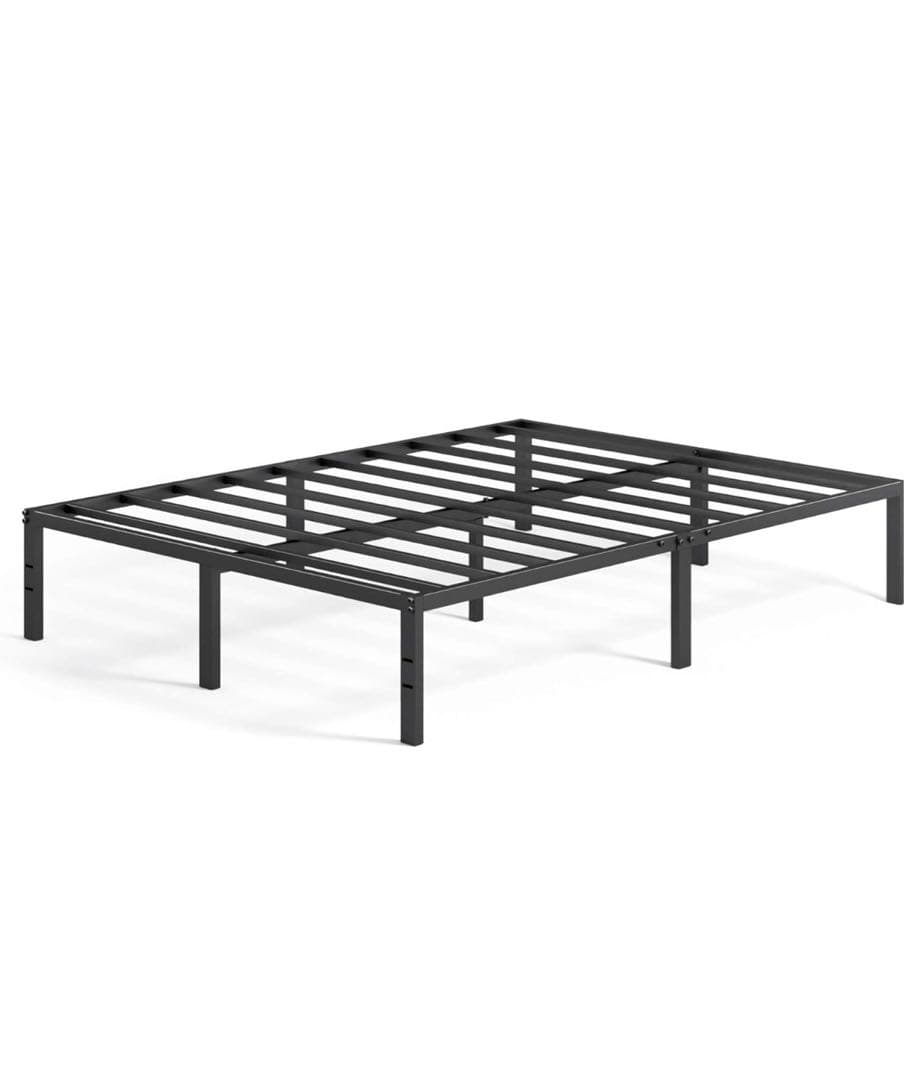 Yelena ベッドフレーム ブラック 【セミダブル】