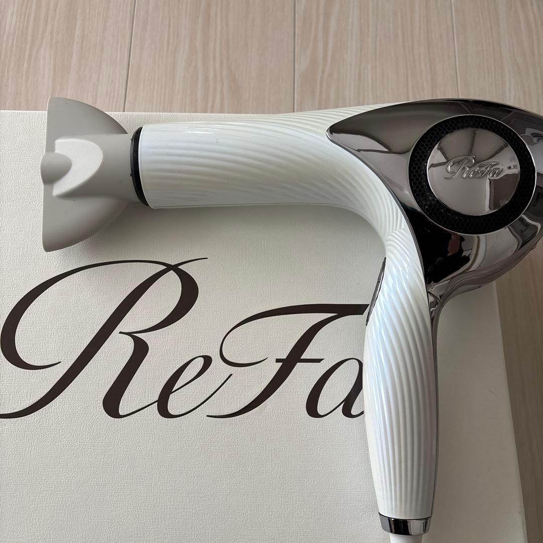 ReFa ホワイト ヘアドライヤー ノズル付き