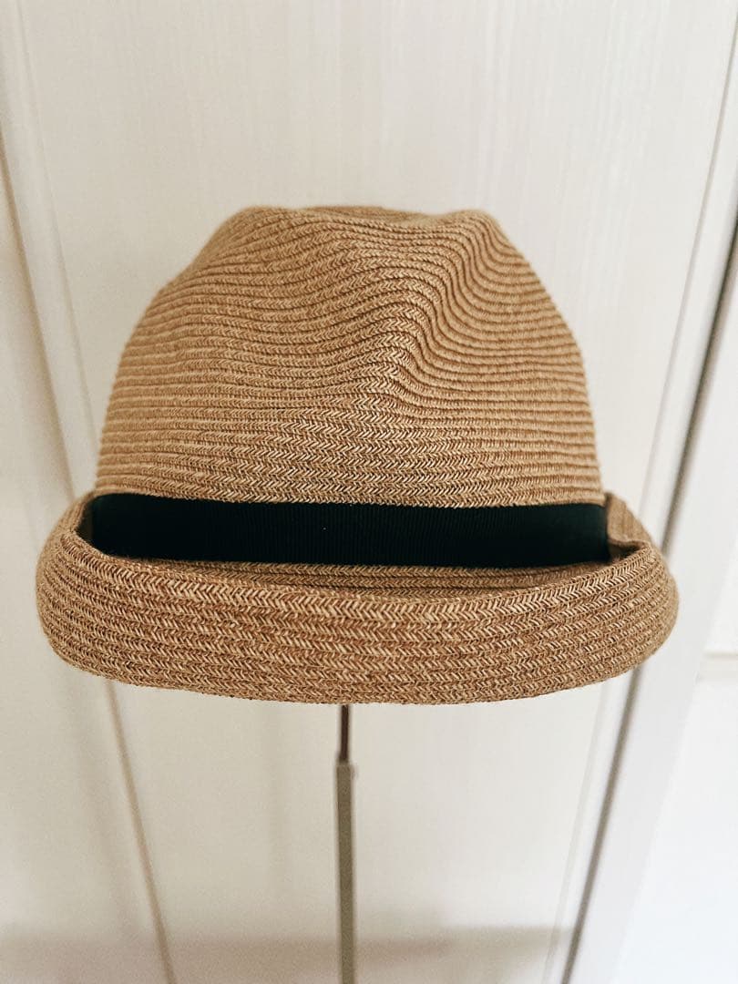 【未使用近】定価19,250円 BOXED HAT 7cm brimgrosgr