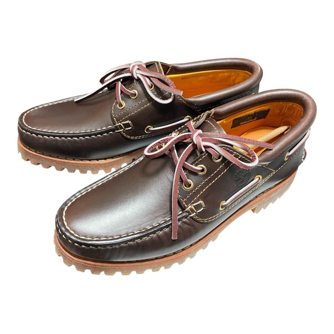 【新品】【未使用】25cm ティンバーランド 3eye モカシン ブラウン