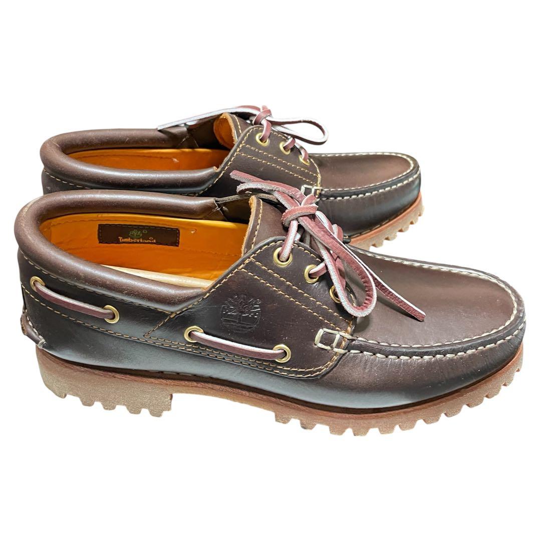 【新品】【未使用】25cm ティンバーランド 3eye モカシン ブラウン
