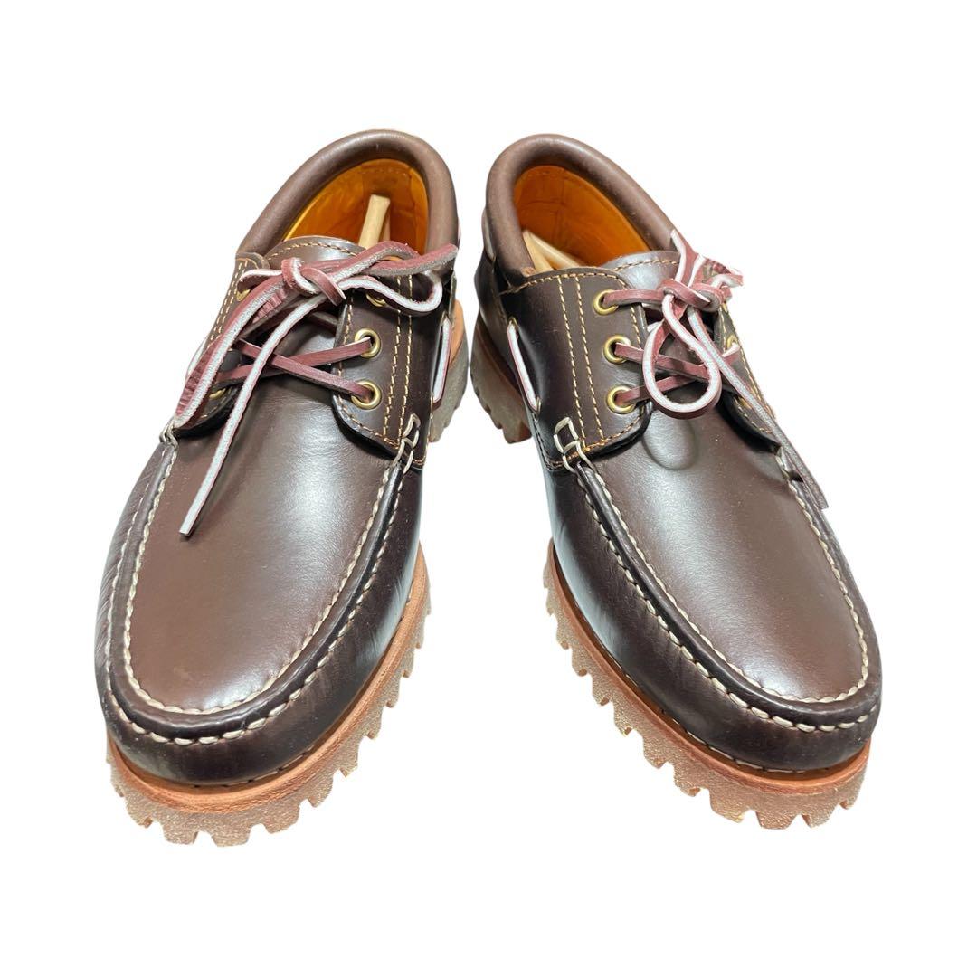 【新品】【未使用】25cm ティンバーランド 3eye モカシン ブラウン