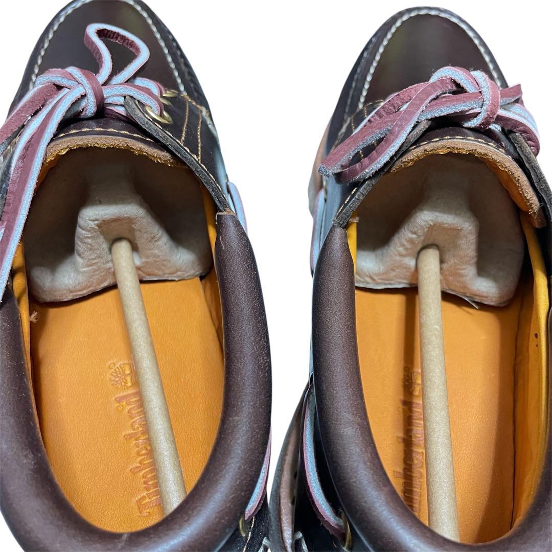 【新品】【未使用】25cm ティンバーランド 3eye モカシン ブラウン