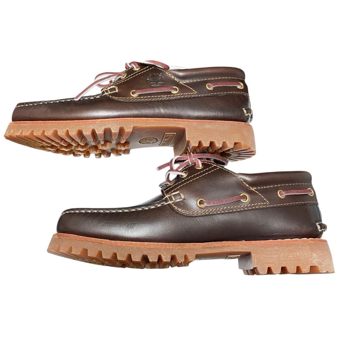 【新品】【未使用】25cm ティンバーランド 3eye モカシン ブラウン