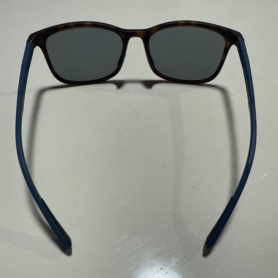 【美品】PRADA プラダ スポーツ サングラス メンズ 黒 × 青 ケース付