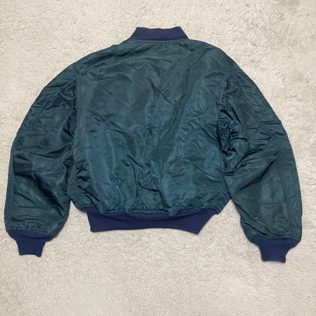 w*t様 70s USAF フライトジャケット　USA MA-1 ネイビー　L